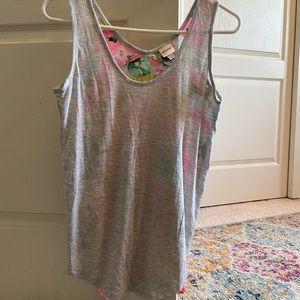 Merona Mixed Media Sleeveless Top